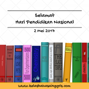 Selamat Hari Pendidikan Nasional 2017